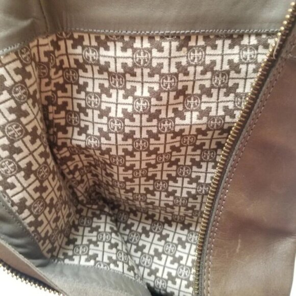 Tory Burch Over The Knee Leather Heeled Boots 5 - Picture 6 of 13